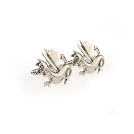 MRCUFF Dragon Pair of Cufflinks in a Presentation Gift Box & Polishing Cloth