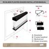 Dulepax Dulepax RV Blinds,RV Pleated Shades,RV Blinds Pleated Shades, 32"