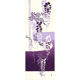 Wisteria Modern Painting Tenugui