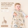 Unnivoll Baby Sleep Sack 0-6 Months 100% Cotton Lightweight 0.5