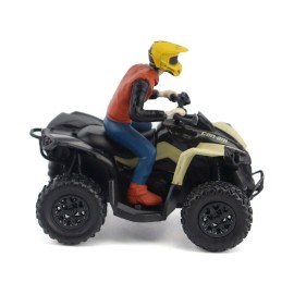 DCD Can-Am Renegade X XC 1000R ATV Desert Tan with Driver 1/32 Scale Diecast Model by BRP Models