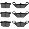 Caltric Front & Rear Brake Pads for Kawasaki ZX750 Gpz