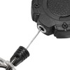 2 PCS Retractable Key Chain High Resiliency 31.5in Frosted Shell