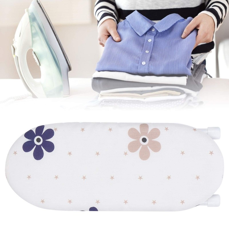 AUNMAS Mini Tabla de Planchar con Mangas Plegables, Collares, Mesa