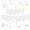 KatchOn, White Happy Birthday Balloons - 16 Inch | Happy