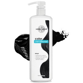 Keracolor Clenditioner ONYX Hair Dye - Semi Permanent Hair Color Depositing Conditioner, Cruelty-free, 33.8 Fl Oz
