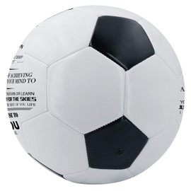 Kenon Engraved Soccer Ball/Football Toy to My Son - Youth and Adult Soccer Balls with Pump- Perfect for Son Birthday Graduation