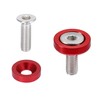 X AUTOHAUX 20pcs M6 Fender Bumper Washer Bolt Licence Plate
