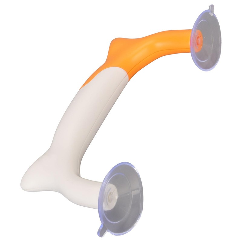 HEEPDD Ruler with Ergonomic Handle - Orange, ABS, PVC, 13.2