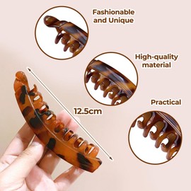 8-Head Hair Clips and 4-Piece Hairpin, Hair Fixing with Hair Clips, Hair Styling Tools, Simple Hair Accessories, Non Non-Slip Hair Clips