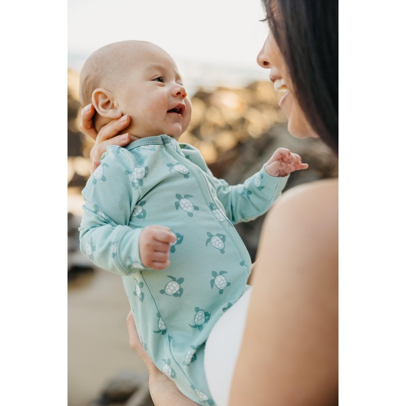 Copper Pearl Zip-up Footie Wade