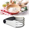Pastry Cutter Stainless Steel - Professional Baking Dough Blender with