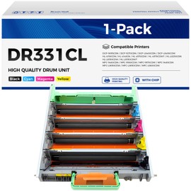 DR331CL Drum Unit Printer Replacement Compatible for Brother DR-331CL Imaging Drum MFC-L8850CDW HL-L8350CDW MFC-L8600CDW HL-4150CDN MFC-9970CDW DCP-L8400 9050 9055 L8450 HL-L8250 L8650 L8850 4570CDW