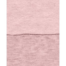 Sweatshirt Cotton Fleece Fabric Sold by The Yard (Baby Pink)