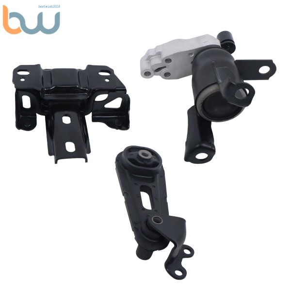 TINVHY 3PCS Engine Motor & Auto Transmission Mount Set For