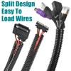 1/2 Inch Wire Loom Split Tubing - 15 ft Cord