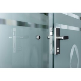 PHOS Design Wall Door Stopper Stainless Steel Matt, Glue or Screw, Rubber Buffers, Wall Protection for Latch and Window Handle, Spacer Door Window, Door Buffer for Door Handle No Drilling