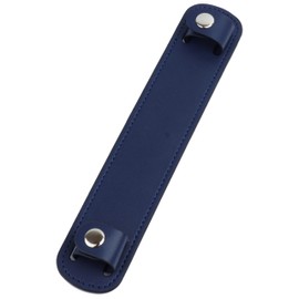 prendre PR-SHOUPAD-NVSV Shoulder Pad, Cowhide Leather, Anti-Slip, Shoulder Belt, Shoulder Strap, For Work Commutes To Work Or School, Shoulder Pad, Stylish Bag, Shoulder Bag (Navy Silver)