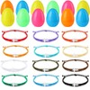 i-Beeboo 12Pcs Fillers Easter Eggs with Nylon Braided Cross Adjustable