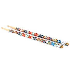 Ogdni 1 Pair Drum Sticks Chinese Style Hickory Drumsticks for Drum Musical Instrument Percussion