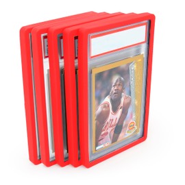 CASEMATIX PSA Slab Bumper Guards 5-Pack Compatible with Yugioh, MTG, Pokémon & Sports PSA Graded Cards, Includes 5 PSA Slab Guard Storage Bumper Protectors