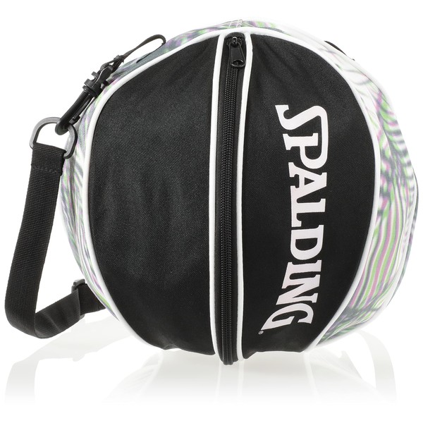 Spalding 49-001PM Basketball Ball Bag, Palm Leaf, Graphite Basketball Basket