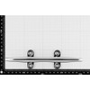 Hollow Base Cleat 200X37mm, Stainless Steel AISI 316