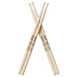 Drum Sticks, Drumsticks for Drum, Maple Wood Drumsticks, Wood Tip Drum Stick for Drums, Drum Stick for Musical Instrument Percussion, Drumstick for Beginners (2 Pair, 5A)