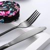 Travel Utensils,Reusable Silverware Set to Go Portable Cutlery Set with