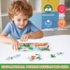 WERNNSAI Dinosaur Wooden Jigsaw Puzzles for Kids - Educational Toys
