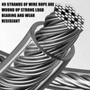 Wire Rope 3 mm, 20 m Steel Cable, Stainless Steel