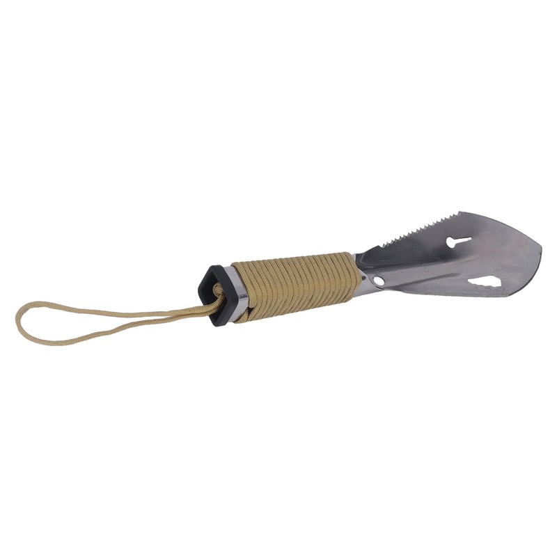 Survival Digging Trowel Stainless Steel Anti Slip Handle Multifunctional Detecting