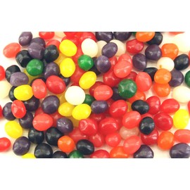 Planet Sweets Assorted Fruit Jelly Beans Candy - 8 Ounces - Lemon Lime Orange Cherry Strawberry Grape Pineapple Licorice Flavors Soft Chewy Candies