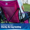 Kijaro Foldable Camping Chair, Vik Black, Polyester, Mesh, Steel, Portable,