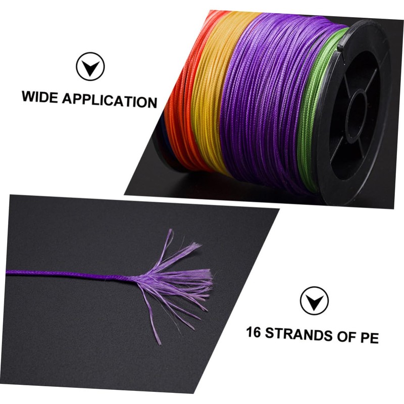 Gatuida 1 Roll Braided Fishing Line Pe Strands with Strong
