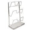 Wall Mounted Pot Lid Rack 304 Stainless Steel Punch Free