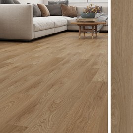 MULGREAT Peel and Stick Tile, 54 Sq.Ft 2mm Thicken Vinyl Plank Flooring, 36 Pieces 36"x6" DIY Self Adhesive Waterproof Floor Tiles for Kitchen Bathroom, Llica Hickory