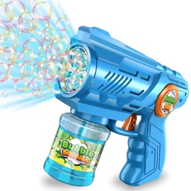 Blubbel Bubble Gun, LED Bubble Machine, 100 ml Bubble Liquid Tank, Bubble Gun, Bubble Gun, Air Bubbles Bazooka Bubble Gun, Gifts for Children, Wedding