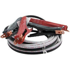New Heavy Duty Deka Jumper Booster Cables, 4 Guage, 16 Foot, USA Made 100% Copper Conductor, Tangle Free Black & White Great for RV & Campers! 00170 DEK-00170