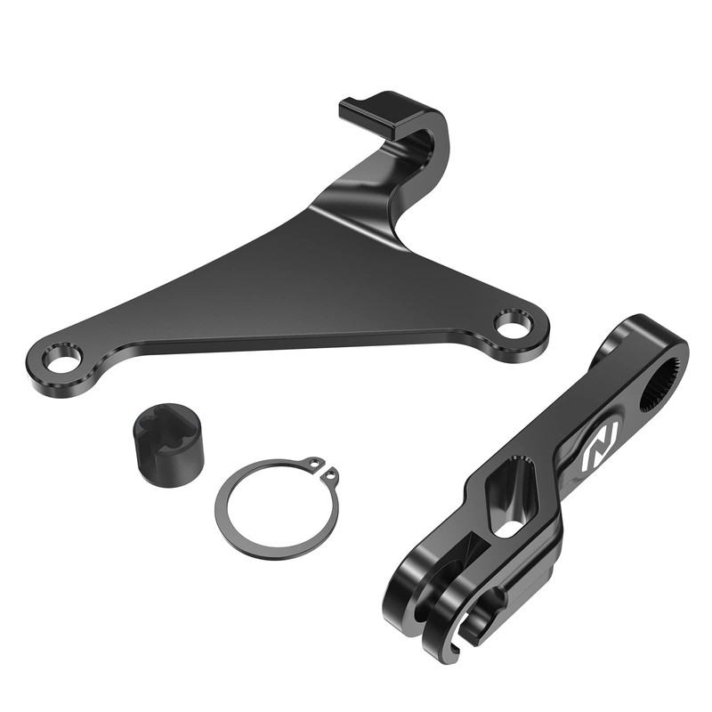 NICECNC Black One Finger Clutch Arm & Bracket Compatible with