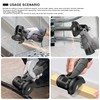 ZFULVO Brushless Cordless Angle Grinder Kit, 19500rpm Mini Electric Angle
