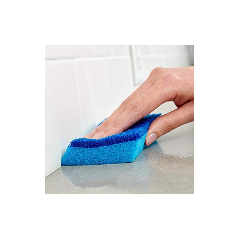 Brillo Estracell Sponges, Premium Long Lasting, Kitchen & Bathroom with