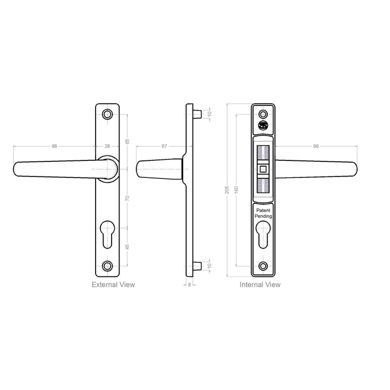 XFORT Uros White (PZ 70mm, Screw Hole Distance 180mm, Overall