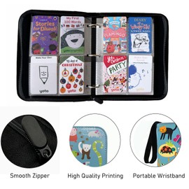 Card Case for Yoto Cards 120 Cards Capacity Card Holder Binder Boys Girls Yoto Player and Yoto Mini Cards Storage Organizer