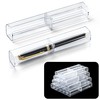Lesnala 20Pcs Acrylic Clear Pen Gift Box Plastic Single Bulk