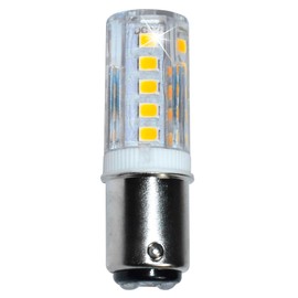 HQRP Navigation and Anchor Light Ba15d Bayonet Base 24LEDs Dual Contact SMD LED Bulb Warm White 12-24 Volt DC