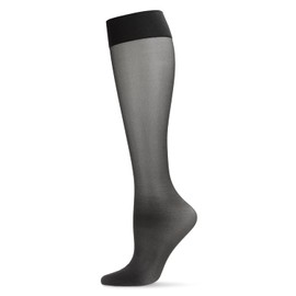 Levante Dynamic Women's Energizing Sheer Knee High Stockings Nero One Size