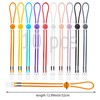 AWAVM10 Adjustable Colorful Buckle Elastic Mask Lanyards, Double Hook Anti