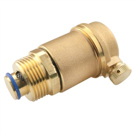 CHENJIN Water Heater Automatic Air Vent 1/2 Inch Brass Air Bleeder Valve For Heating System Solar Water Heater Floor Heating Manifold Heating Accessories