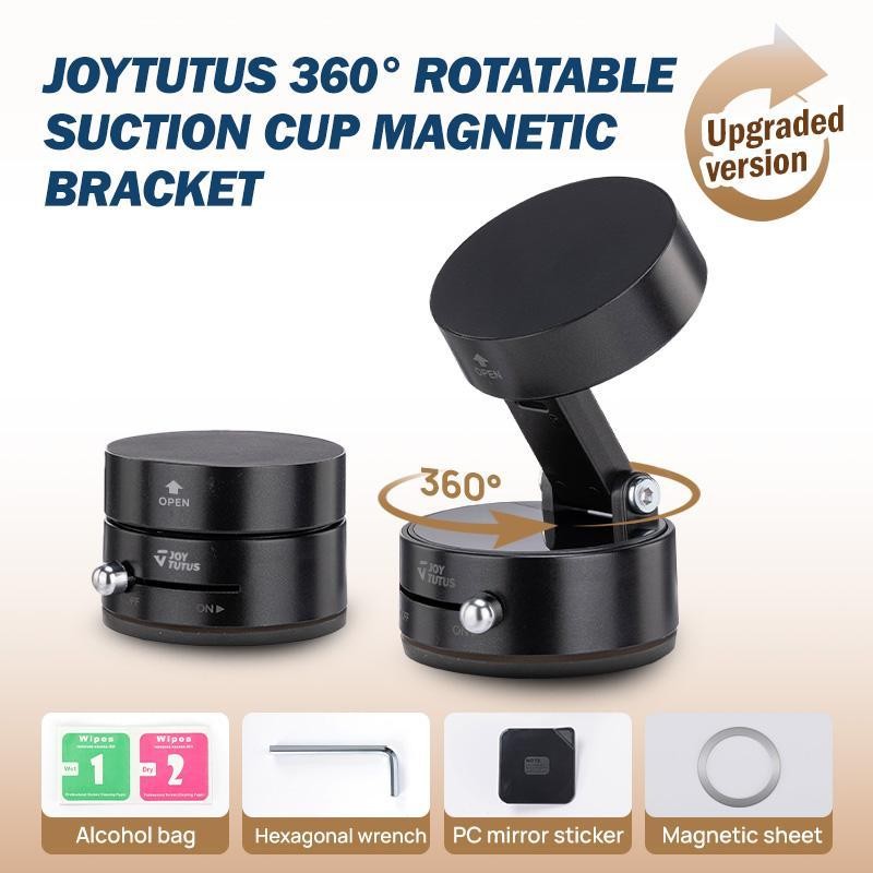 JOYTUTUS Car Phone Holder, Multifunctional, Folding & Extendable, Double-Sided Magnetic